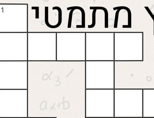 תשבץ: מושגים מספריים